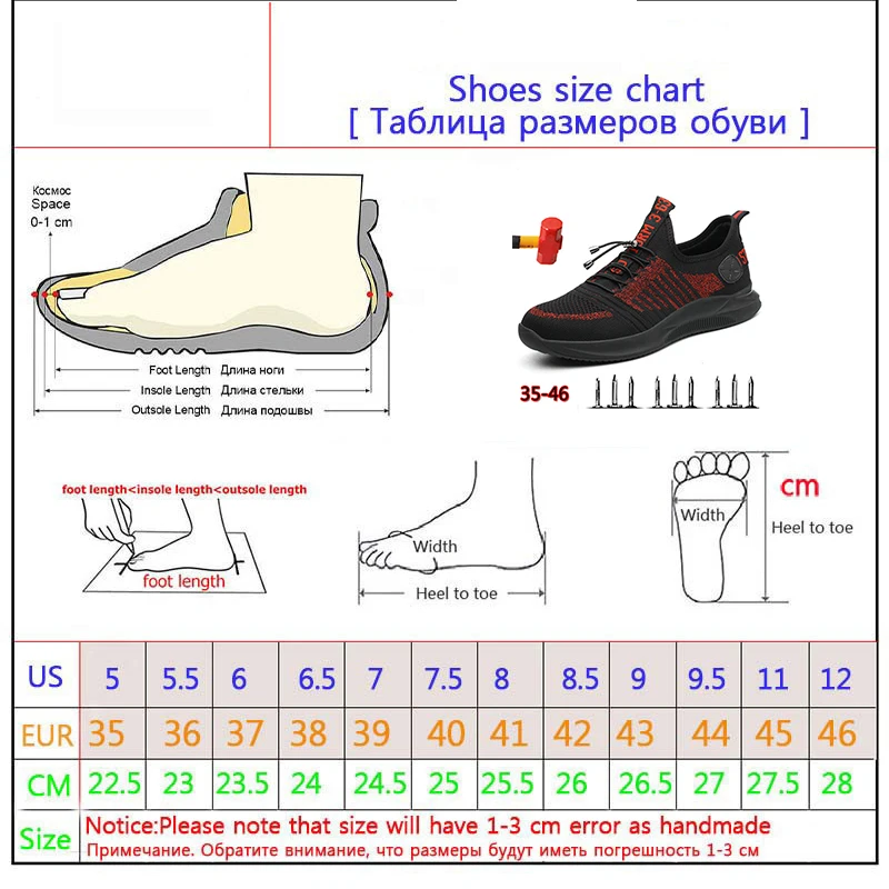 

New Trend Flying Woven Breathable Mesh Surface Protective Shoes Smash-proof Stab-proof Safety Shoes Summer Casual Work Boots