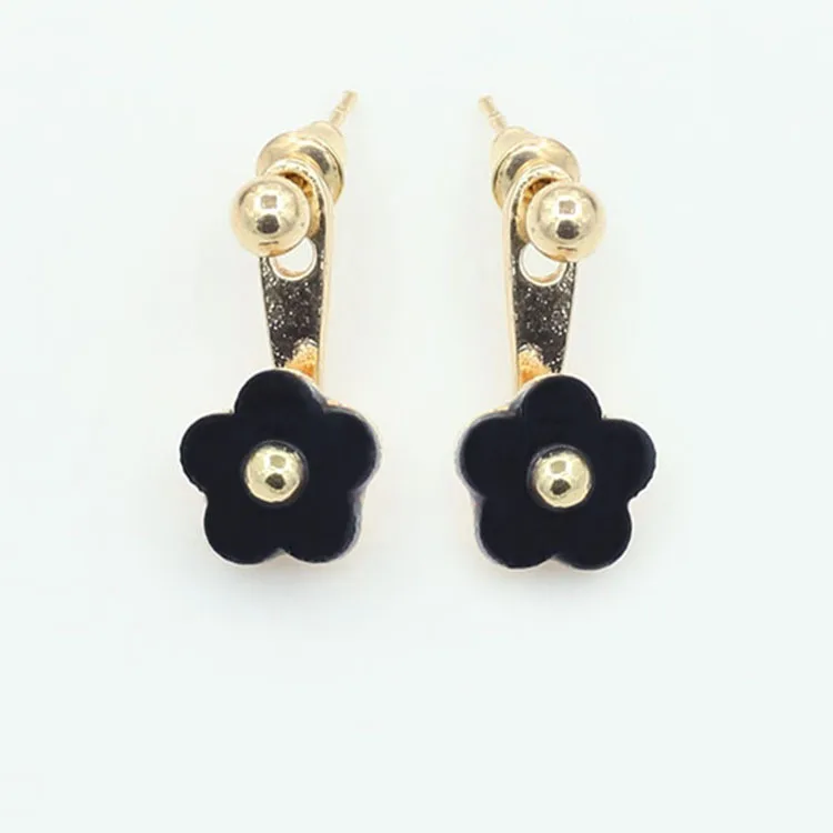 Корейская версия золотого шара милые маленькие свежие серьги в форме маргаритки