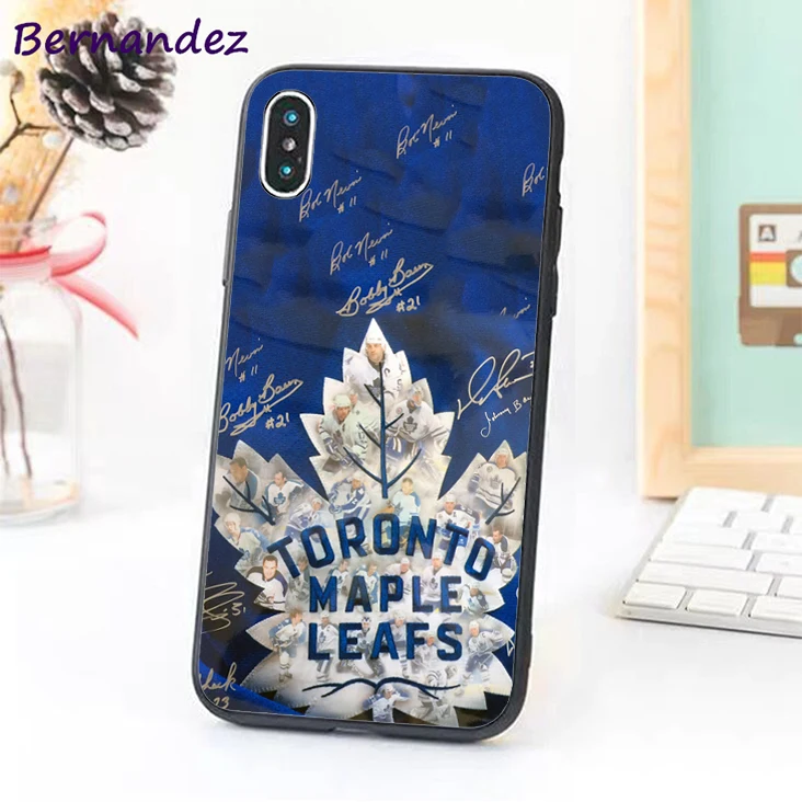 Хаки Bernandez 5 5S, SE, 6, 6 S, TPU чехол для телефона чехол для iPhone 7 8 Plus X Xs Max XR Торонто Мэйпл Лифс - Цвет: Хаки
