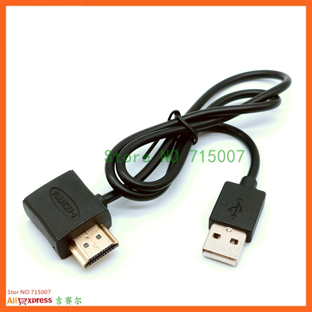 HDMI Мужской к USB Женский адаптер портативный HDMI мужчин и женщин адаптер с USB 2,0 удлинитель Кабель питания 0,5 м для HDTV мужской