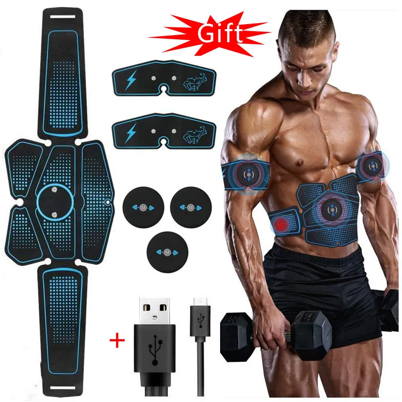 EMS стимулятор мышц живота тренажер Abs Фитнес потеря веса тело для похудения