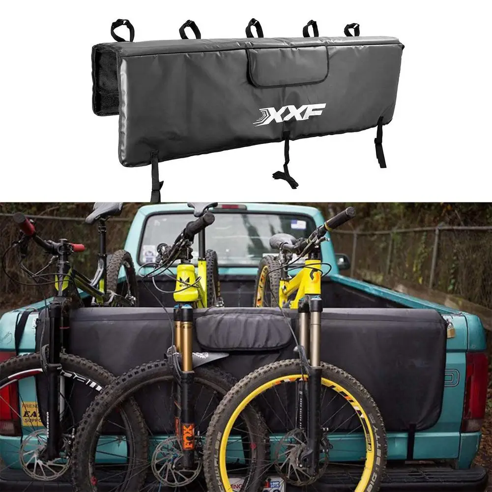 

Truck Tailgate Pad Bicycles Rear Fixed Protective Tail Cushion Mountain Bike Pick-up Pad With 5 Bike Frame Fixing Straps