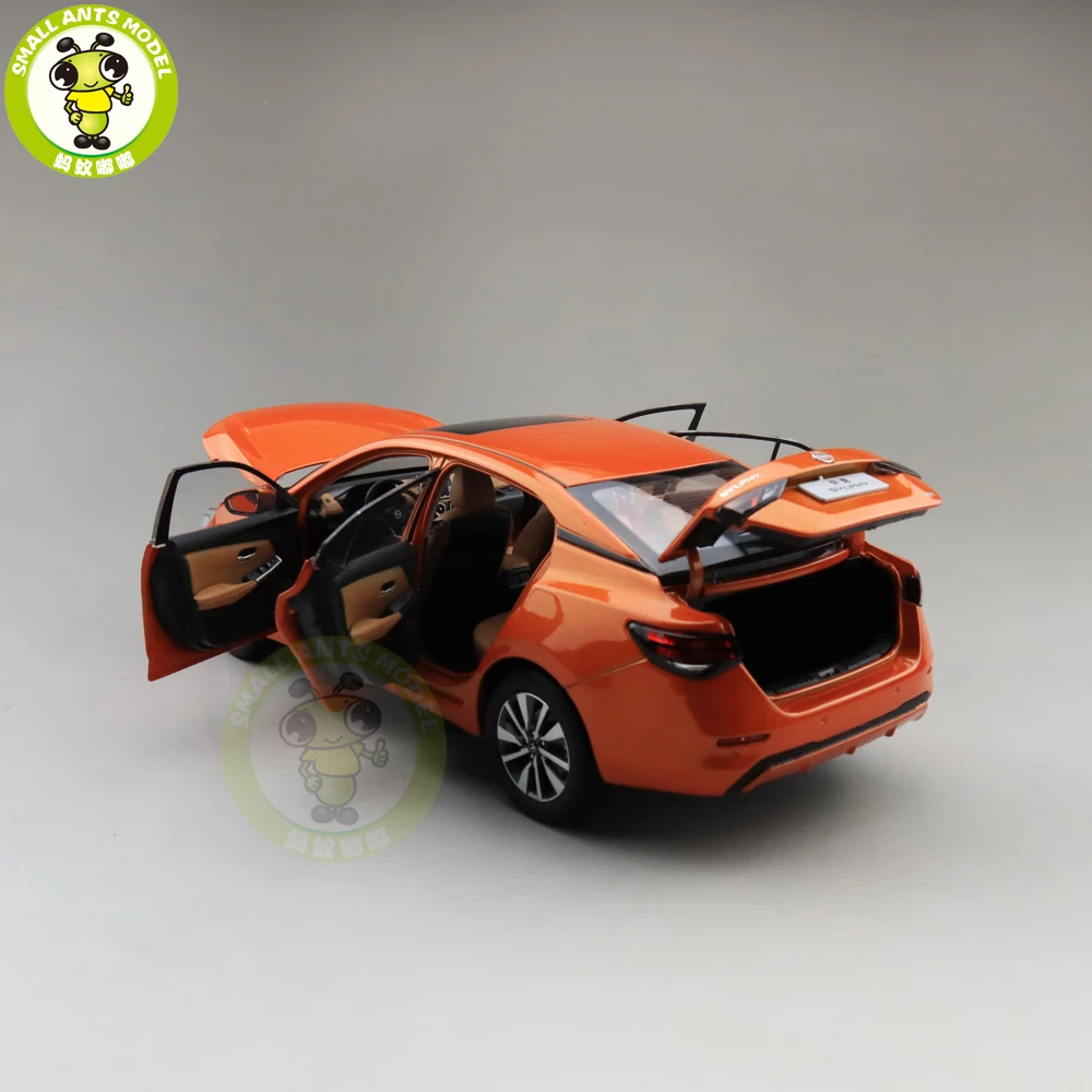 1/18 Nissan SYLPHY автомобиль из литого металла модель игрушки Дети Подарки для мальчиков и девочек оранжевый
