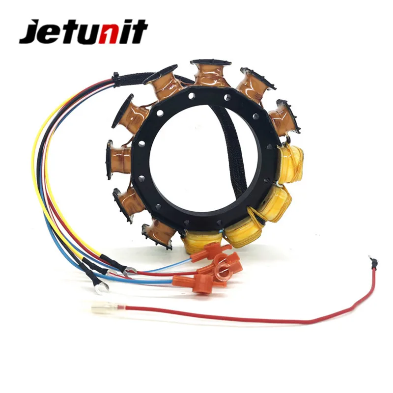JETUNIT Премиум ртути подвесных 16 amp узел статора 6 цилиндров 174-5456-16 398-5454A11 398-5454A15