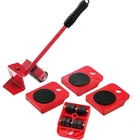 Профессиональный набор инструментов для перемещения мебели, тяжелый транспортный подъемник, колесный ролик для перемещения с колесной штангой, движущееся ручное устройство