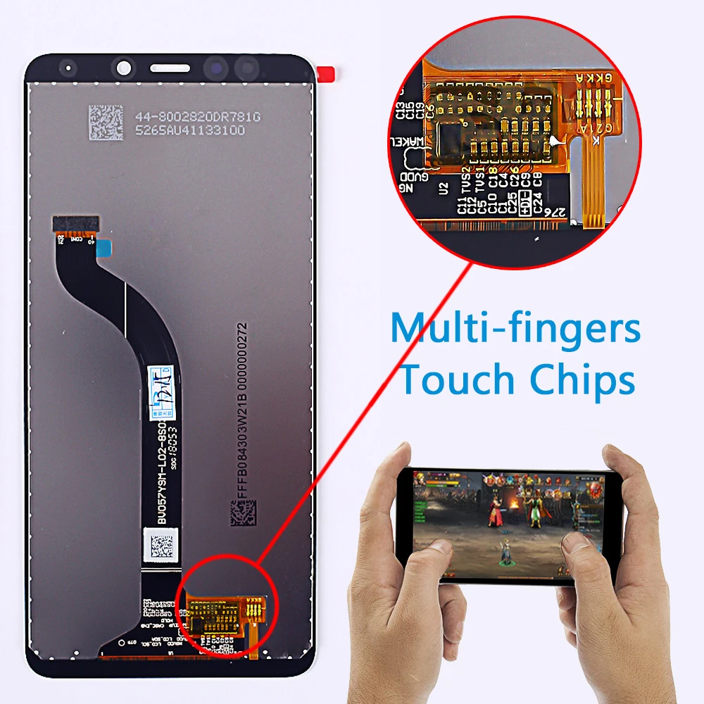 Сенсорный экран + рамка для Xiaomi Redmi 5 AAAAA 7 дюймов 1440*720 олеофобное покрытие с
