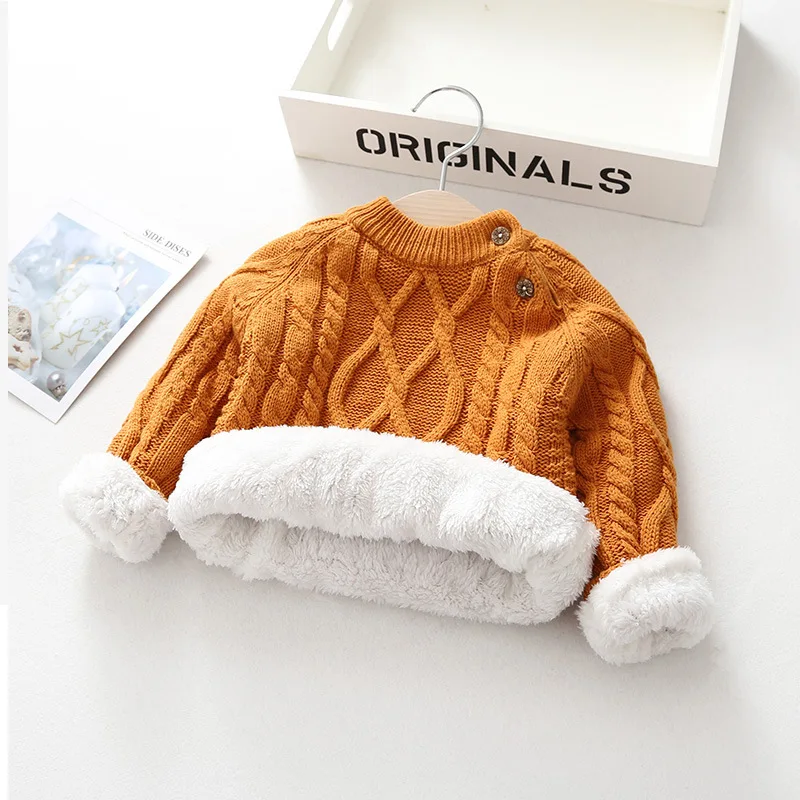 Модный зимний свитер для маленьких девочек Colthes осень 2022 детская одежда