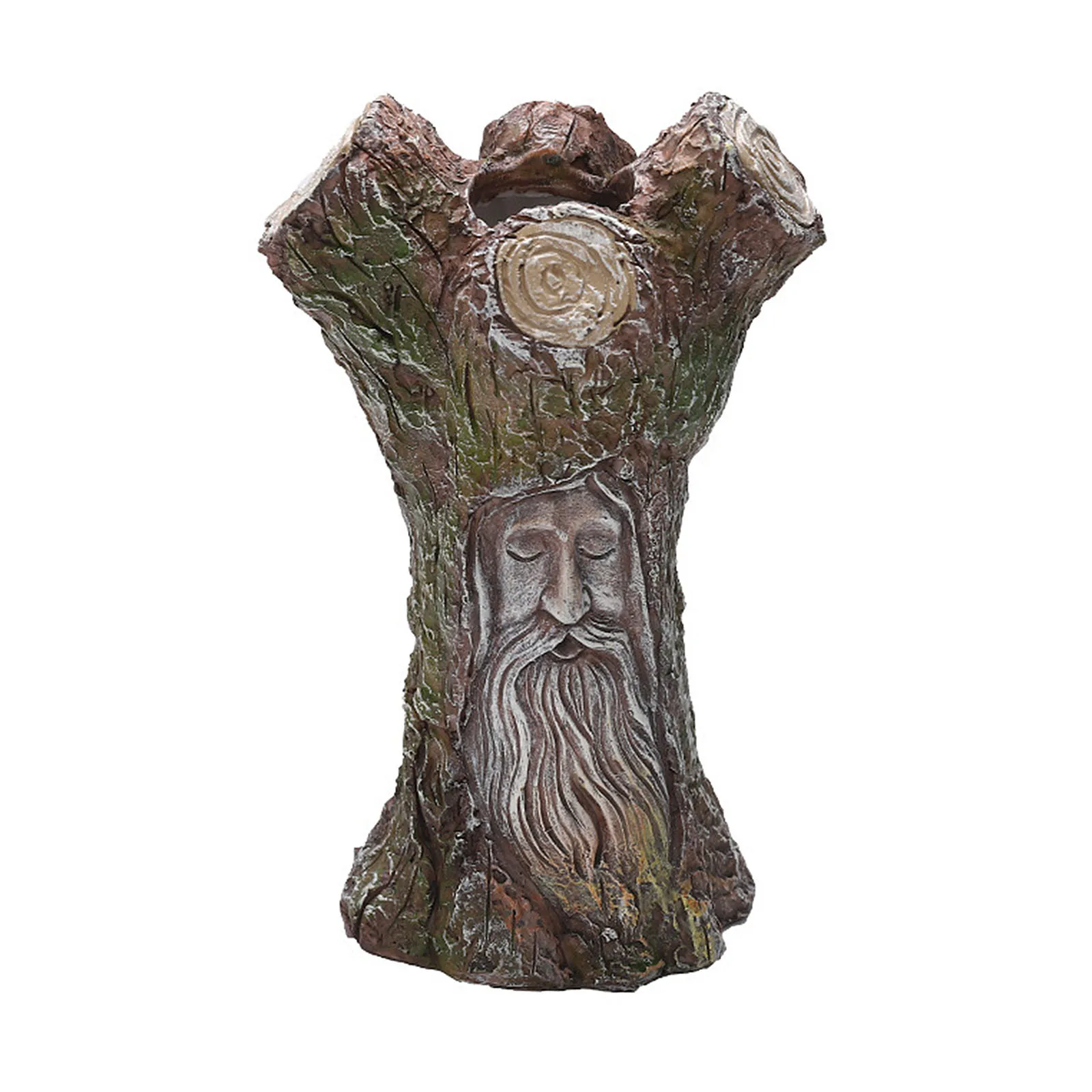 Древнее дерево Форма цветочный горшок смолы ваза в виде дерева из мудрость дома