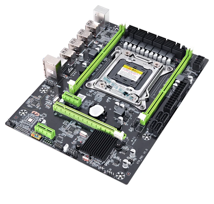 X79 Pro Материнская плата LGA 2011 USB2.0 SATA2 поддержка памяти REG ECC и процессор Xeon E5
