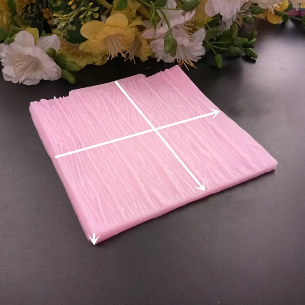 

1PC Creative Tree Bark Texture Molds Silicone Wood Pattern Fondant Molds Mat Cake Mold Cake Decoration Accessories Backing Tool