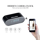 Цифровая камера 4K HD с часами, WIFI управление, скрытый ИК, ночное видение, будильник, видеокамера PK Z10T8S, цифровые часы, видеокамера Mini DV DVR