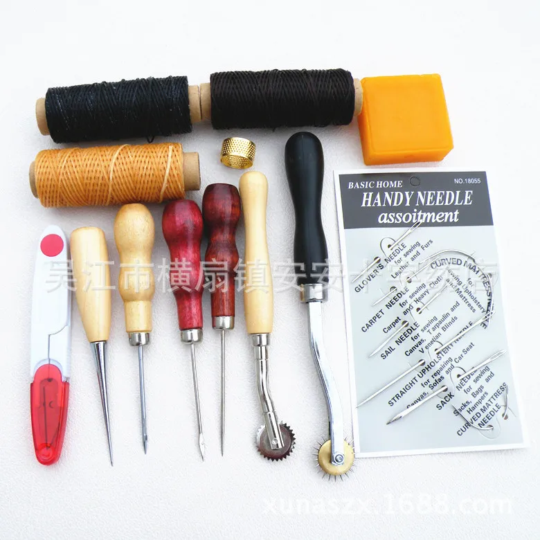 Инструменты для кожевенного ремесла Набор отверстий пробивки в коже инструмент