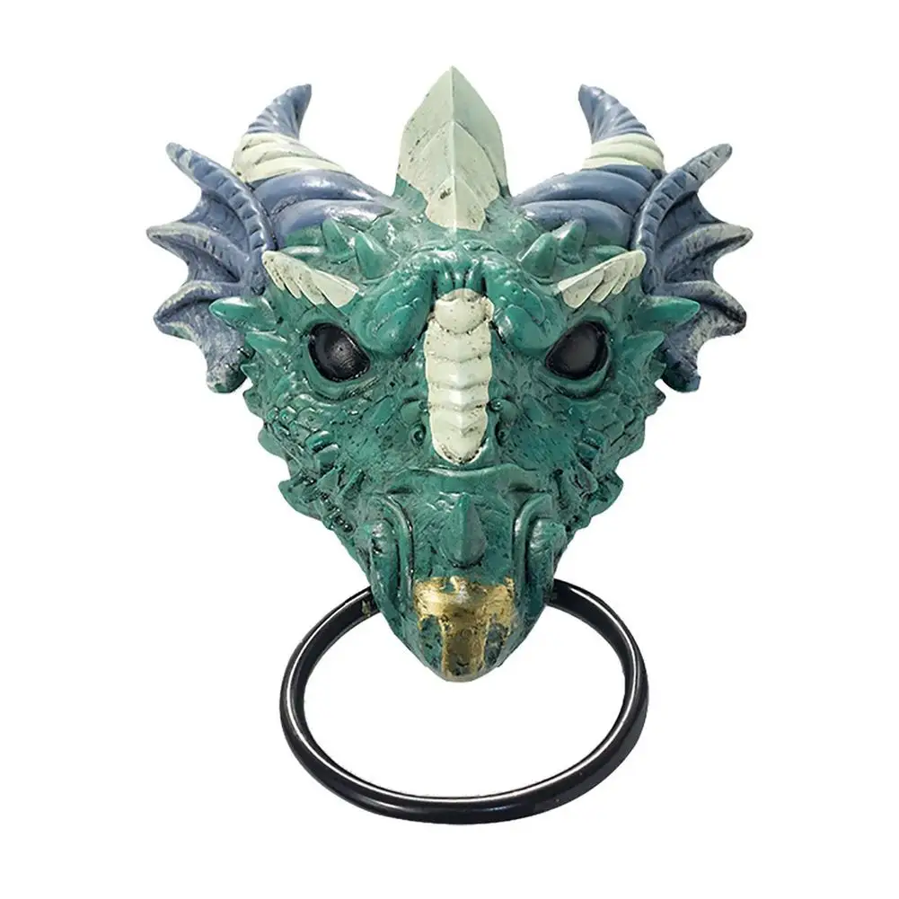 Дверной звонок в готическом стиле с драконом металлическое подвесное кольцо