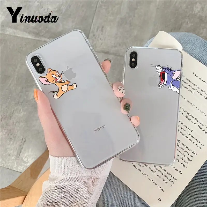 Чехол Tom Jerry Spiderman для iPhone X XR Xs Max 8 7 6 6s Plus Ультратонкий Мягкий силиконовый чехол