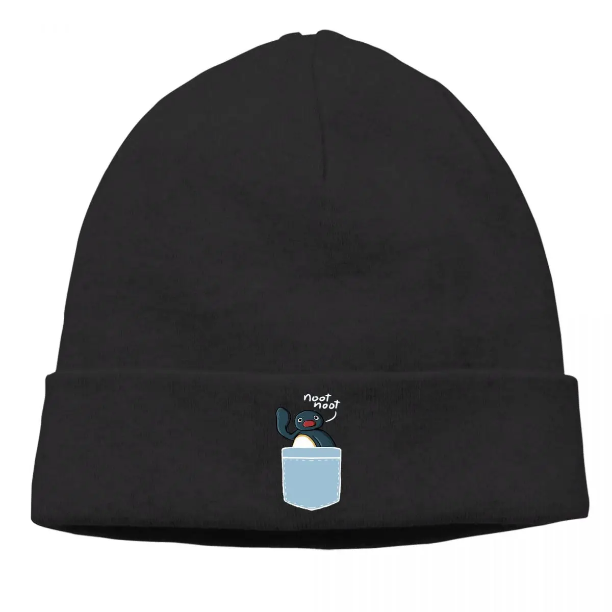 

Pingu Pinga Clay Animation Outdoor Beanie Hats In The Pocket Knitted Bonnet High Quality Skullies Caps Earmuffs