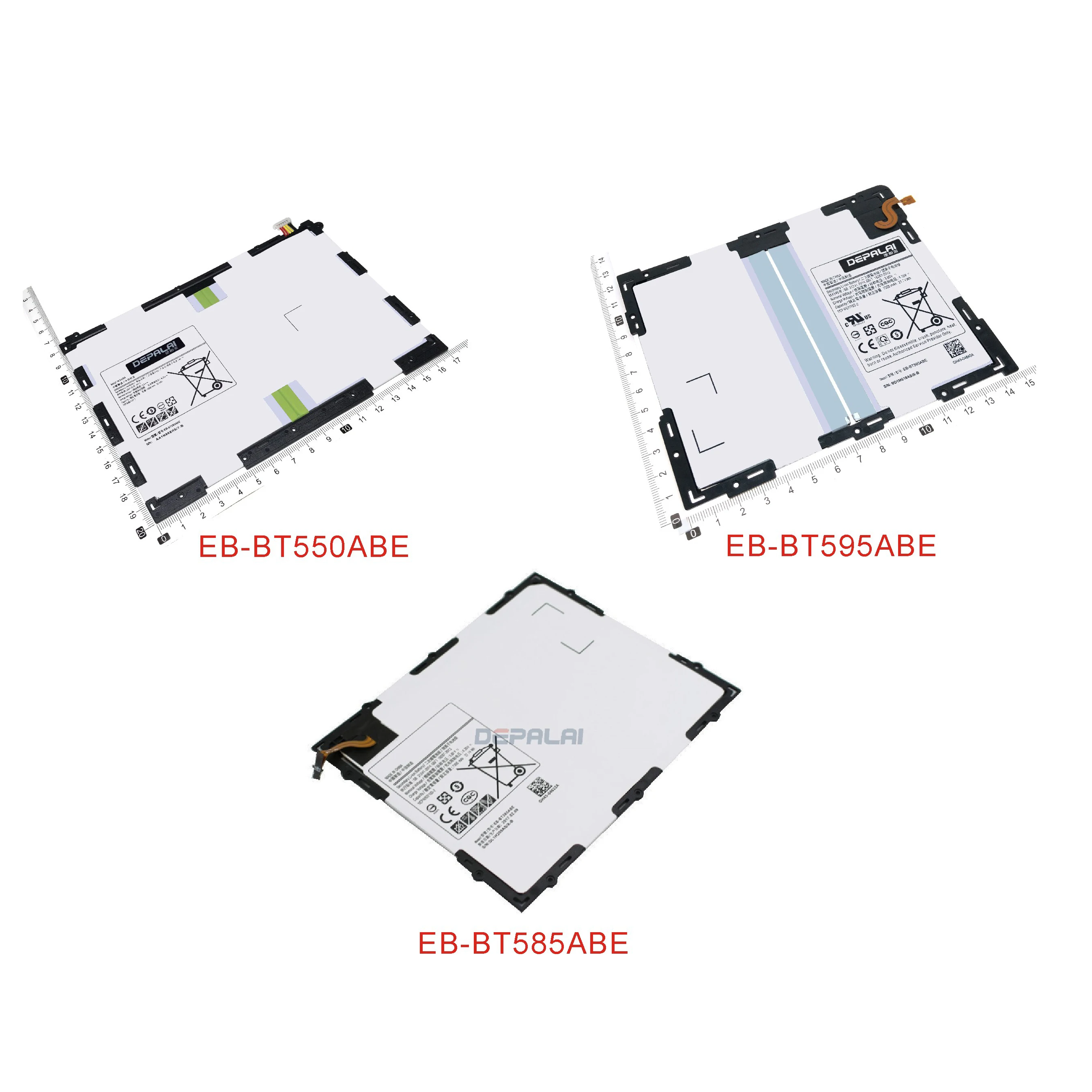 Аккумулятор для Samsung Galaxy Tab A EB BT550ABE BT585ABE BT595ABE 9 7 P555C T555 P351 T580 T585C T590 T595 SM T550