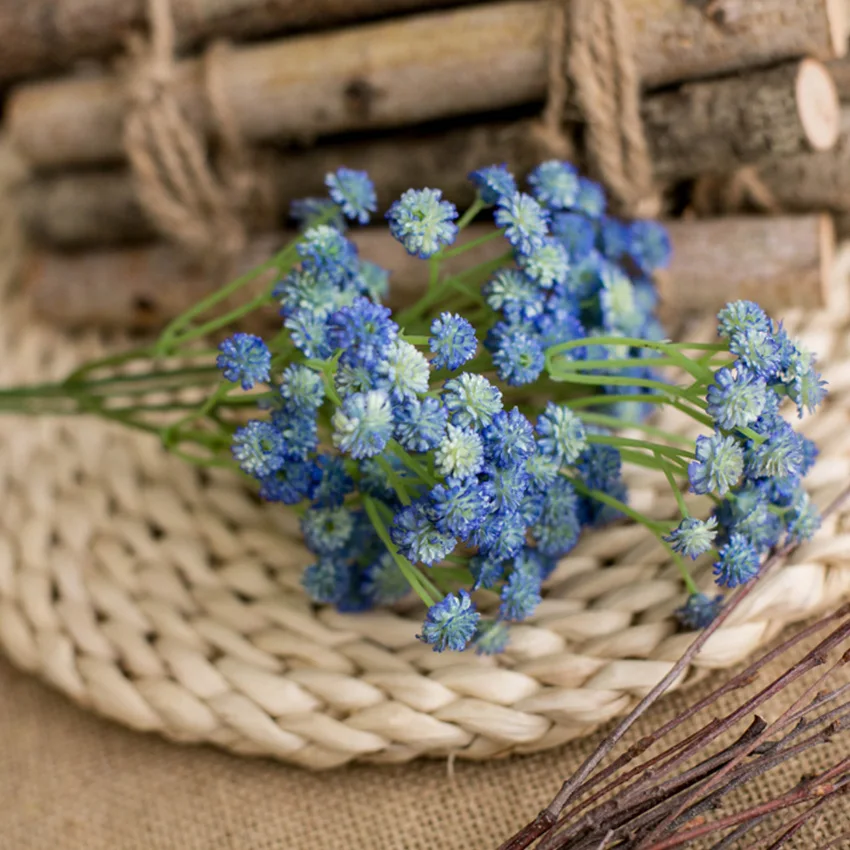 Гипсофила метельчатая мягкий клей Малый засушенные цветы свадебная фата Дешевые