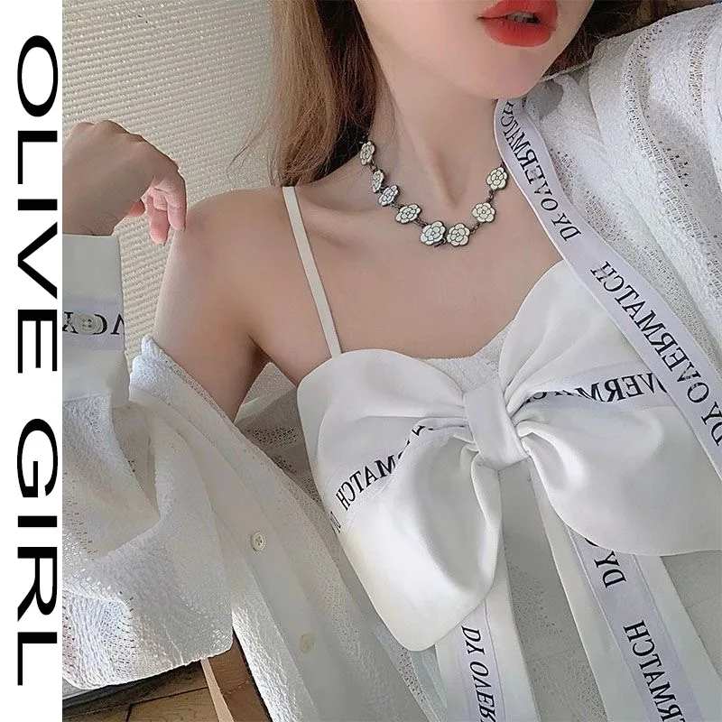 

Платье женское солнцезащитное без бретелек, длинная белая пикантная рубашка с бантом, в стиле девушки из леса, лето