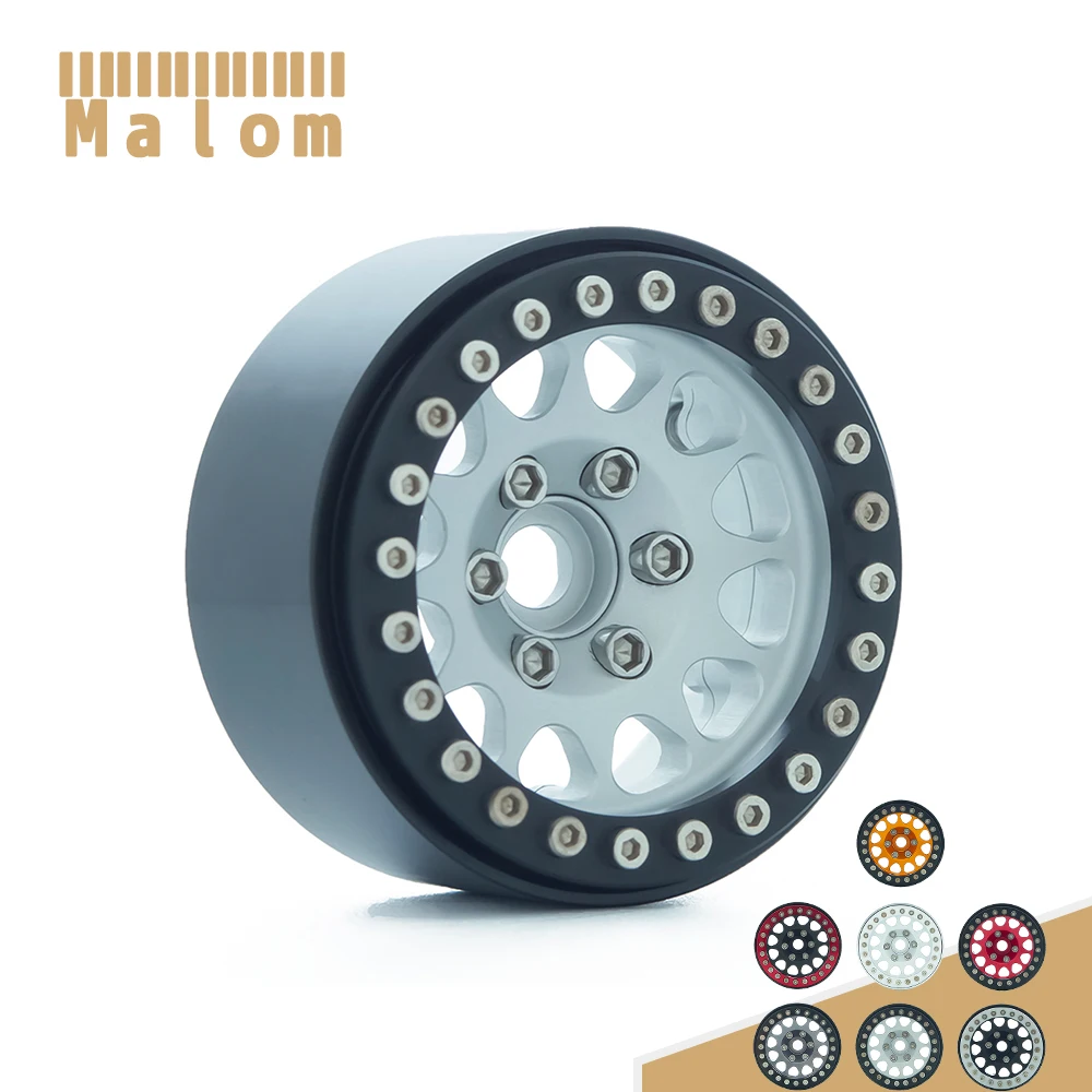 1PCS/4PCS Anodized Metal 1.9 Beadlock Wheel Hub for 1/10 RC Crawler Axial SCX10 Capra Wraith Traxxas TRX4 TRX6 YK4102 Tamiya MST | Игрушки и