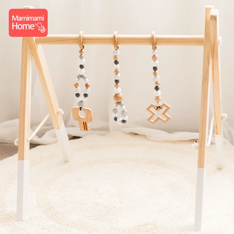 Mamihome детские деревянные цепочка для прорезывателя развивающие игрушки детей