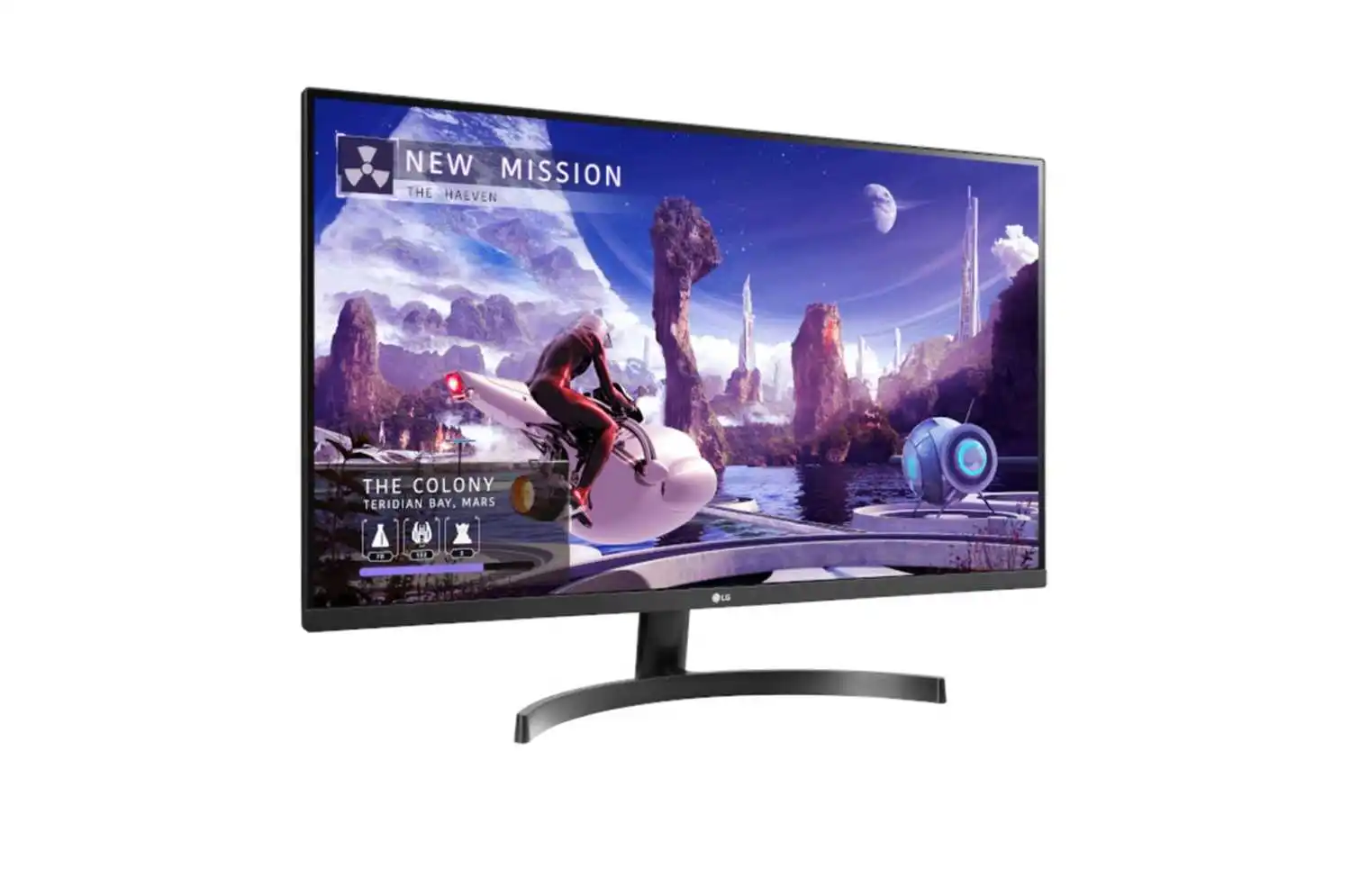 Монитор жидкокристаллический LG LCD 31.5'' [16:9] 2560х1440(WQHD) IPS nonGLARE 350cd/m2 H178°/V178° 1000:1 5ms