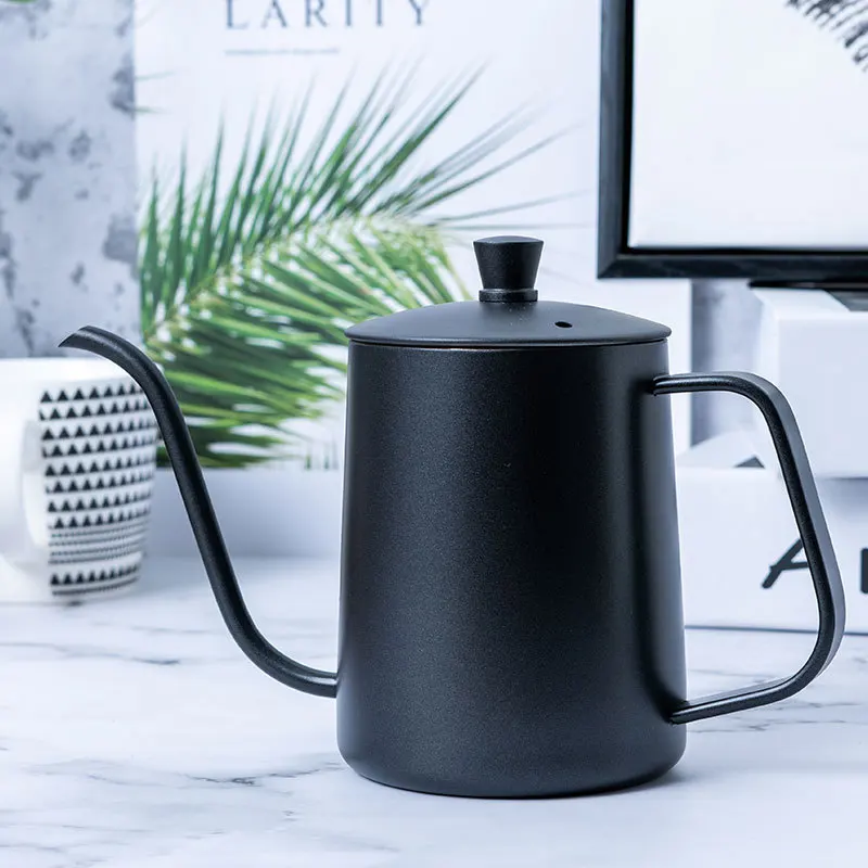 

Free shipping 304#Stainless Steel Long Narrow Spout Coffee Pot gooseneck kettle Hand Drip Swan Neck Thin Mouth Multicolor