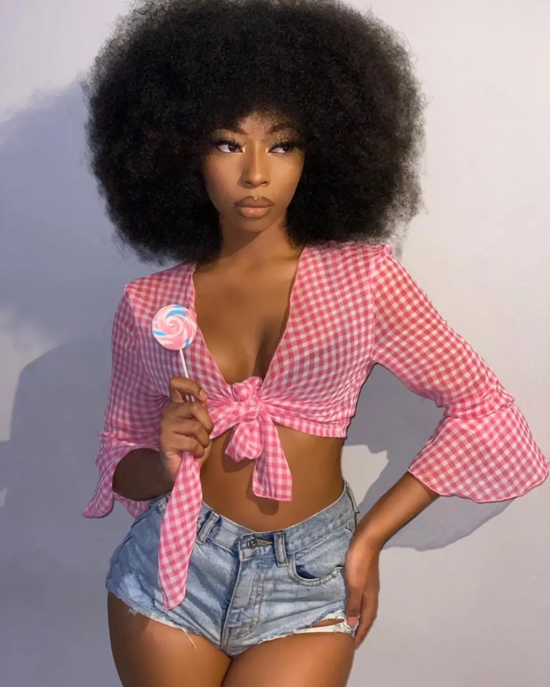 Женская модная футболка с глубоким V-образным вырезом | одежда