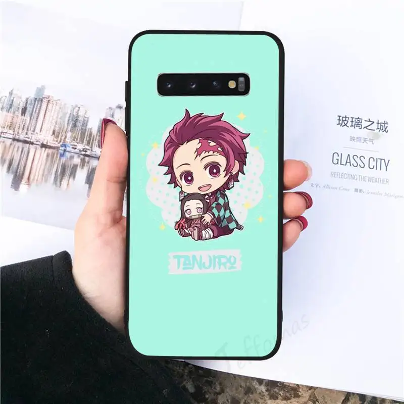 

Demon Slayer Kawaii Anime Phone Case For Samsung galaxy S 7 8 9 10 20 edge A 6 10 20 30 50 51 70 note 10 plus