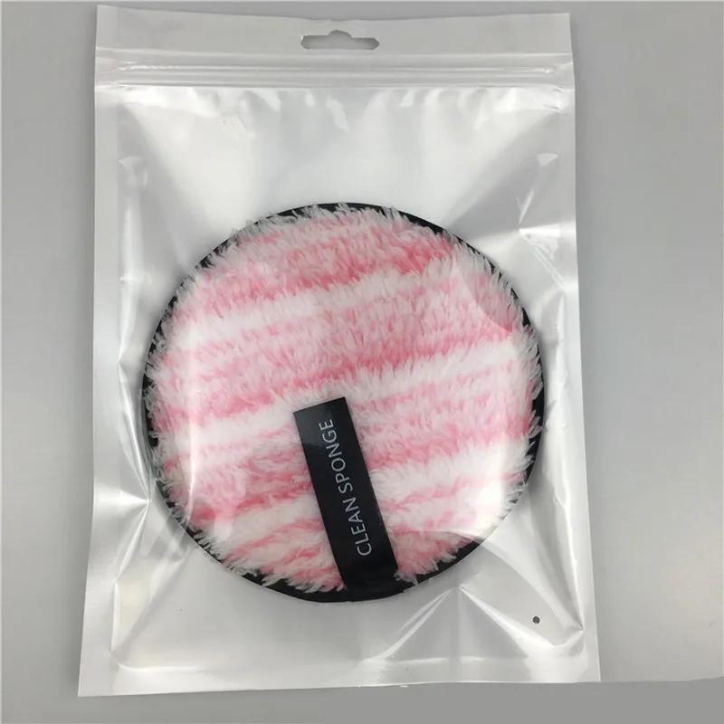 Мягкие волокна макияж губка двухсторонняя ленивая удалить буфами на рукавах для