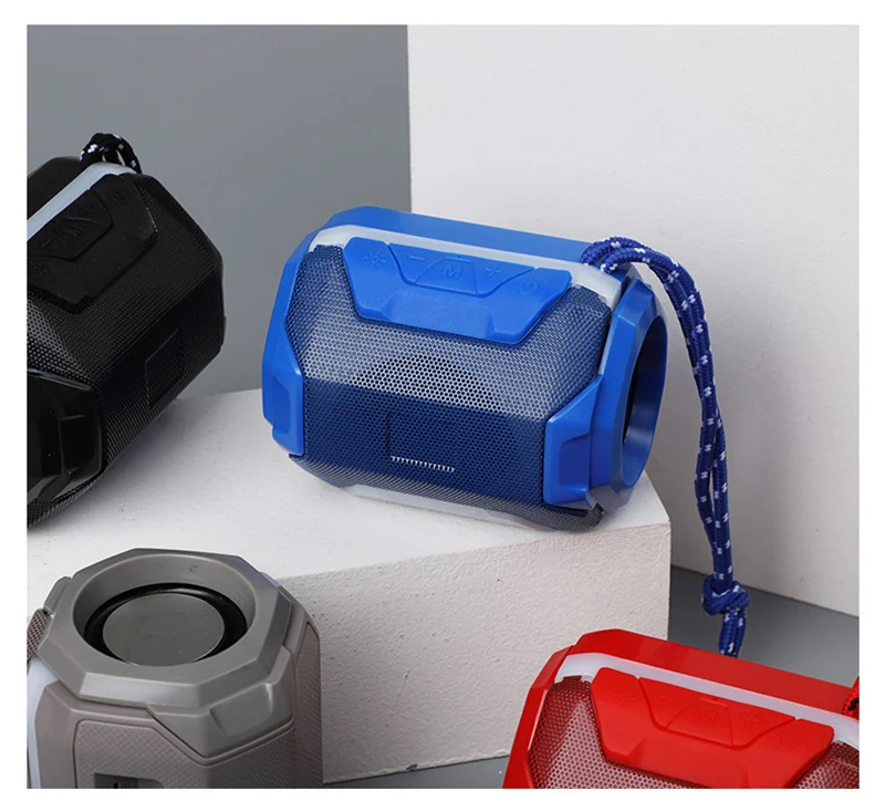 

Smart Bluetooth Speaker Portable Colorful Light Bluetooth Speaker Recharge Music Subwoofer Stereo