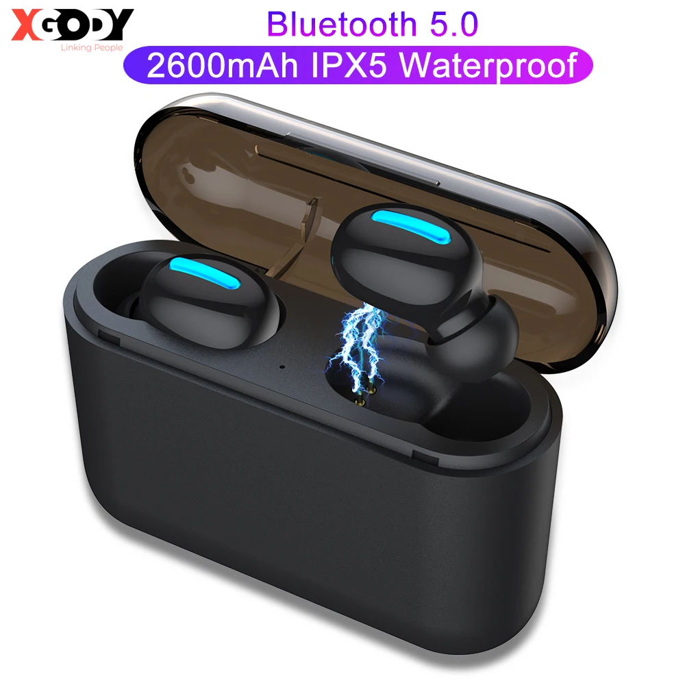 XGODY HBQ Q32 TWS настоящие беспроводные наушники Bluetooth 5 0 гарнитура с двойным
