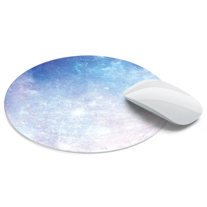 

1pcs Cute mouse pad small round large cushion portable office home natural non-slip rubber mouse pad