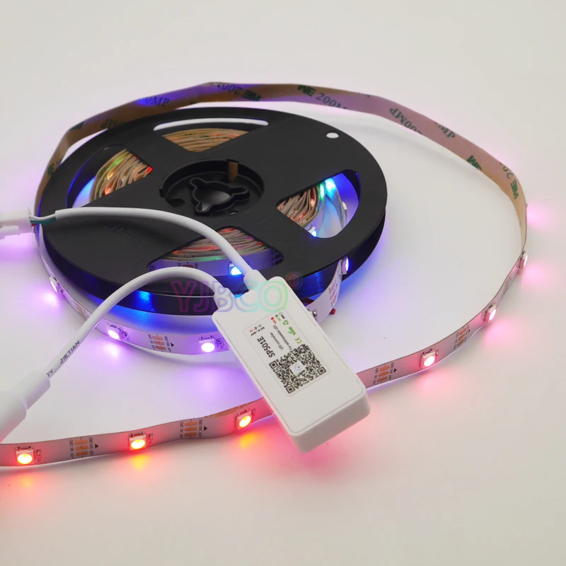 

Новый светодиодный контроллер Wi-Fi SP501E, работает с Amazon Alexa для адресуемой IC ленты WS2812bB SK6812 UCS1903, управление с помощью DC5-24V 900 пикселей