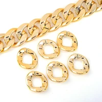 20pcslot ccb gold chunky choker necklace women bracelet open jump ring connector link chain for diy jewelry making accessories