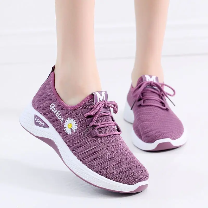 

Shoes Women's Shoes Female Running Female Outdoor Sport Shoes Fashion Breathable Air Mesh Flat Walking Sneakers Women Sneakers