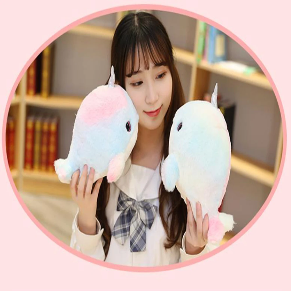 Плюшевая игрушка-Кит единорог мечты большая подушка для сна девочки кукла