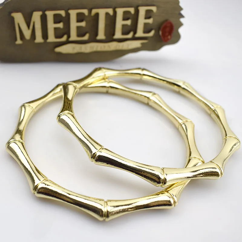 gold 1 пара = 2 шт. Meetee сумки ручки металлические O D кольцо пряжки рамка сумочка кошелек плечевой ремень DIY Замена Кожа ремесло аксессуары - Цвет: gold