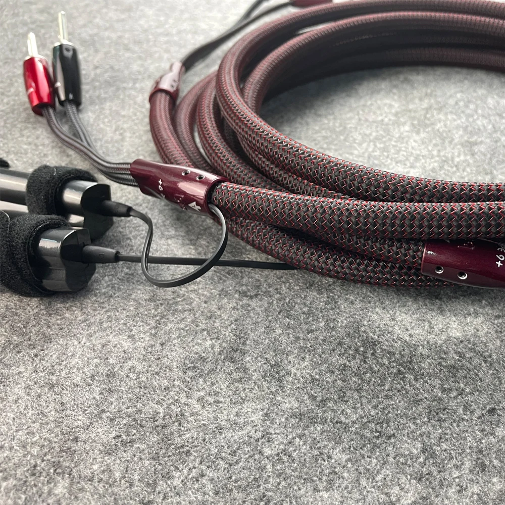 HI-End аудиокабель для динамика Тип 9 + твердый шт Чистая медь Star-Quad серебристый