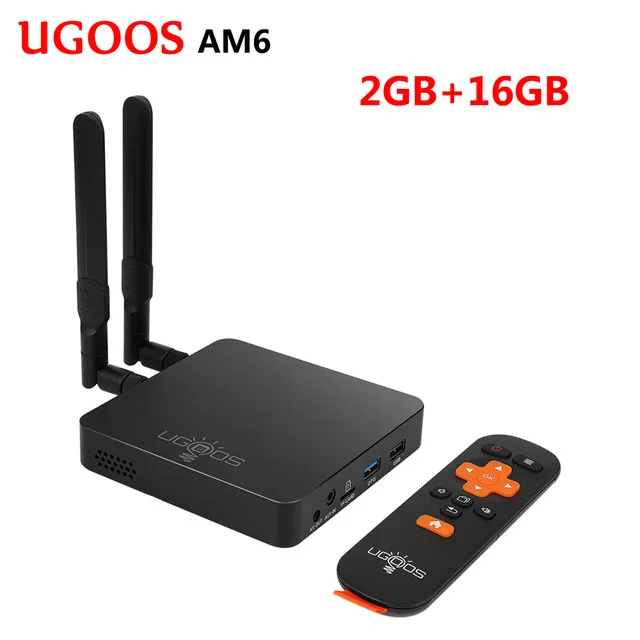 Ugoos AM6 UGOOS ТВ приставка AM6 Pro Amlogic S922X Android 9,0 DDR4 2G/4G 16G/3 2G 5G WiFi 1000M LAN Bluetooth 5,0 4K HD медиаплеер UGOOS AM6 - Цвет: Ugoos AM6