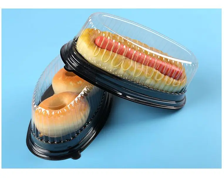 200 шт. контейнер для сырного торта пластиковая прозрачная коробка свадебного