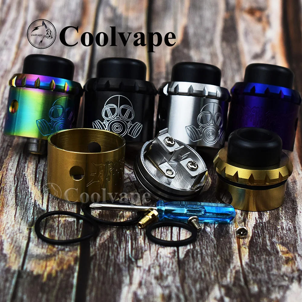 

Coolvape Apocalypse GEN 2 RDA Apocalypse GEN 25 RDA 24 мм vs armor engine rda Регулируемый контроль воздушного потока 25 мм резервуар для испарителя