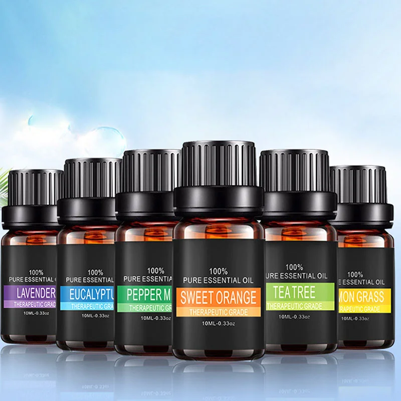 

12pcs 10ml Essential Oils Set for Aroma Aromatherapy Diffusers Humidifier Fragra