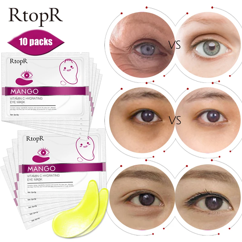 10 упаковок коллагеновые гидрогелевые патчи для глаз корейские подушечки