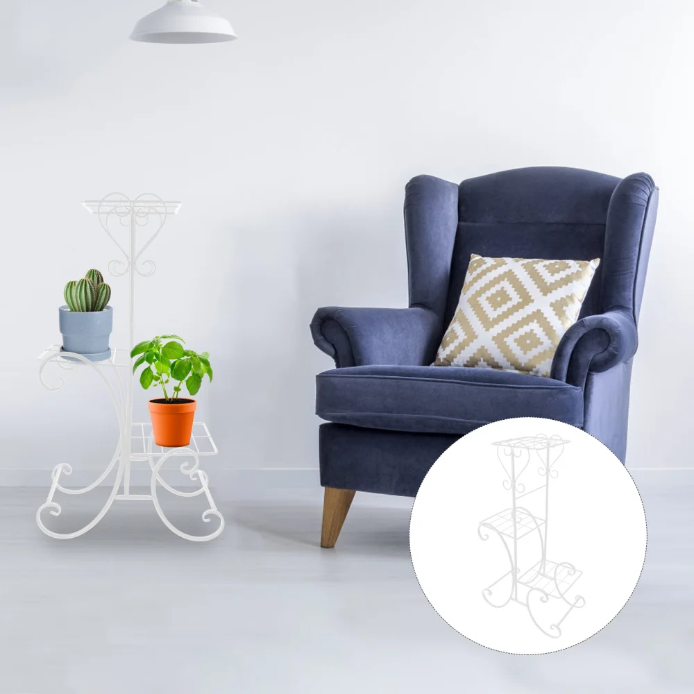 

1Pc Household Flower Rack Decorative Flowerpot Holder Floor Flower Stand