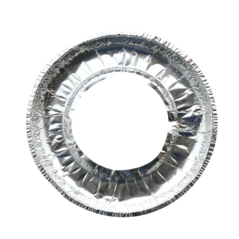 10 шт. прокладка для чистки газовой плиты Толстая алюминиевая фольга высокая