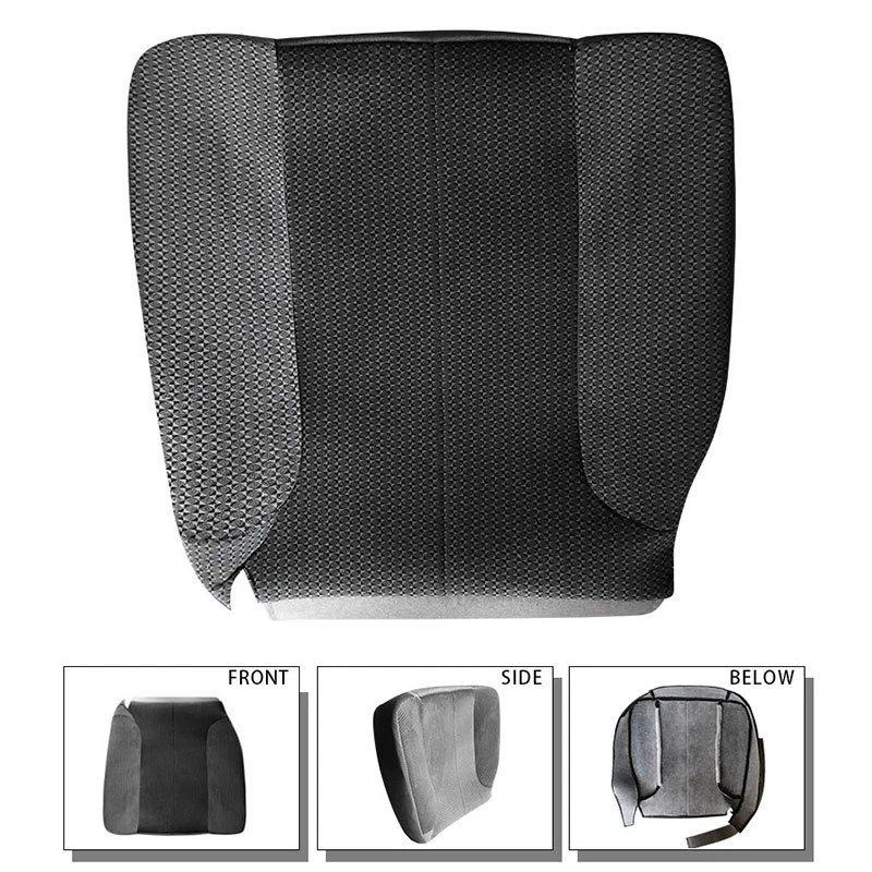

Driver Side Bottom Cloth Seat Cover for 2002-2005 Dodge Ram 1500 2500 3500 SLT Black