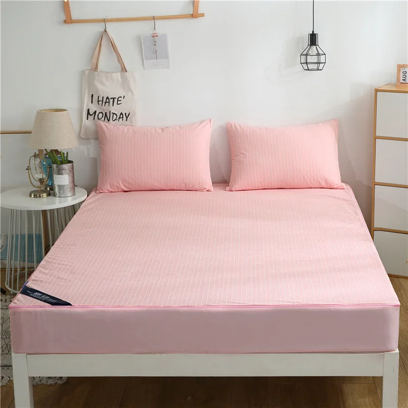 

180X200cm Waterproof Mattress Protector Pad Bed Bug Proof Cotton Mattress Covers Removable Zipper Bed Full Cover Urine-proof