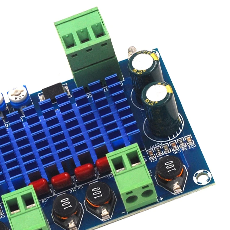 

High Power Digital HiFi Power Amplifier Board XH-M572 TPA3116D2 120W Chassis Dedicated Plug-in Input 5V-28V Output