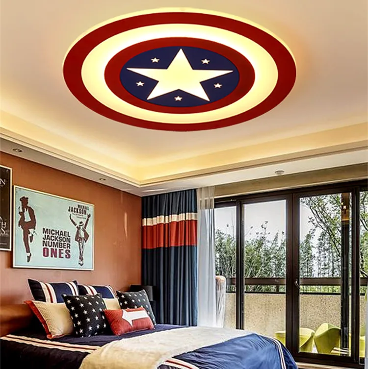Светодиодный потолочный светильник для детской комнаты лампа в спальню Капитан
