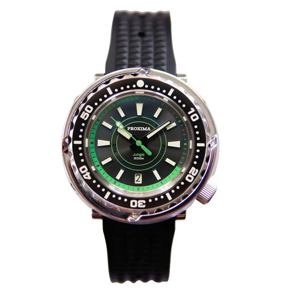 

PROXIMA Mens Dive Watches,Tuna Men Automatic Watch 30Bar Waterproof Self Wind Mechanical Wristwatch diver Luminous Sapphire NH35